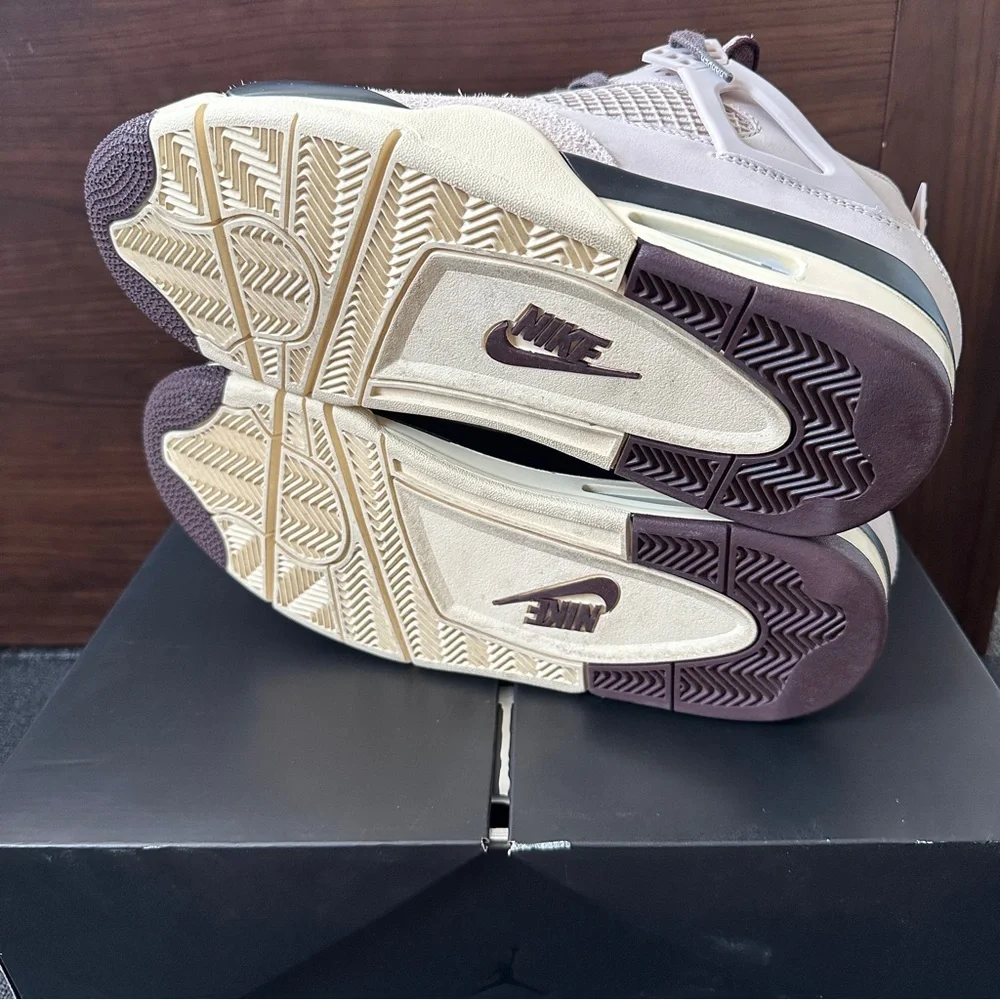 Jordan 4 A Ma Maniére Retro OG Men’s Sneakers Size 10.5 Stone Pewter - Picture 7 of 13